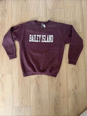 Bailey Island Crewneck Sweatshirt - Maroon